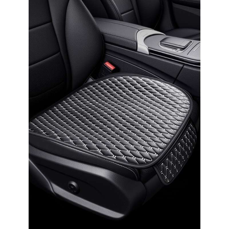 Car Seat Cushion 1 Piece Black And White