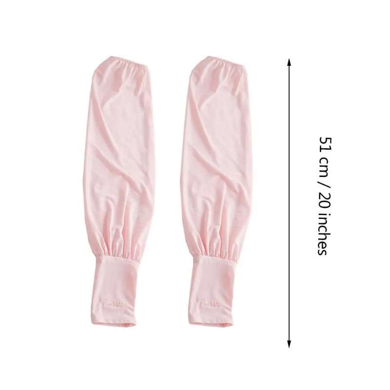 Sunscreen Sleeves Color 2Pcs Gray