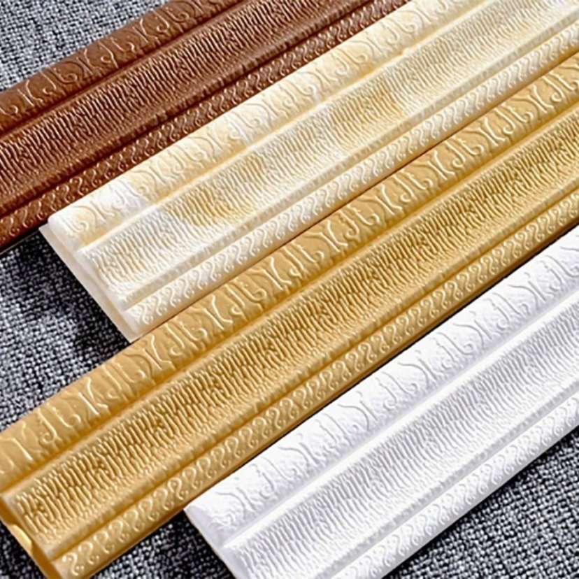 Skirting Board Yellow White Quantity 10Pcs