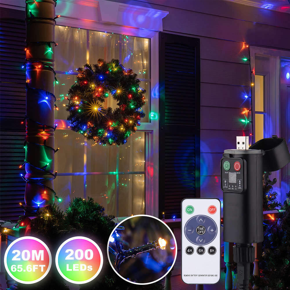 Christmas Lights Colored Light Size 20M 78.7In
