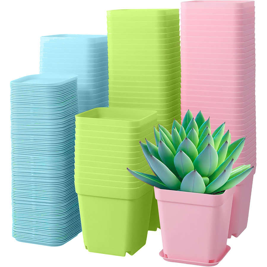 Flowerpot Items 6Pcs Green