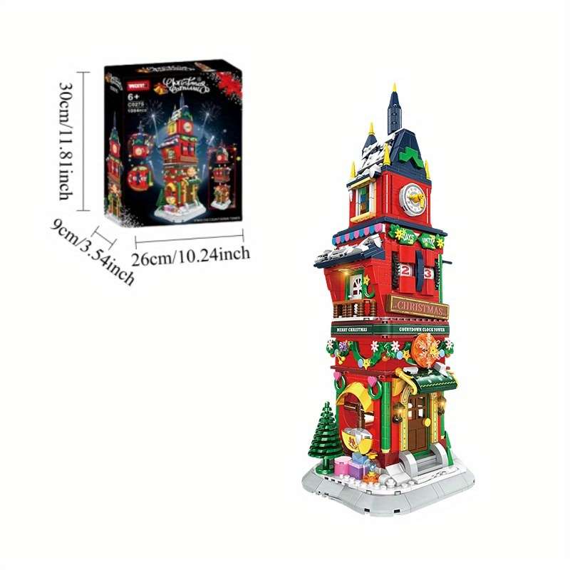 3D Building Model Puzzle Set Color Count Down Tower  1084 Pcs