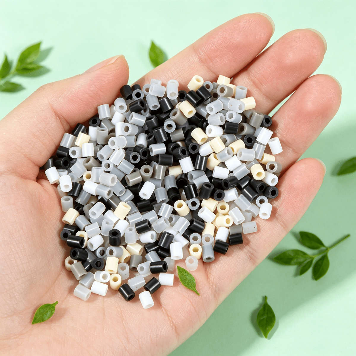 Perler Bead Set Grey 6100Pcs