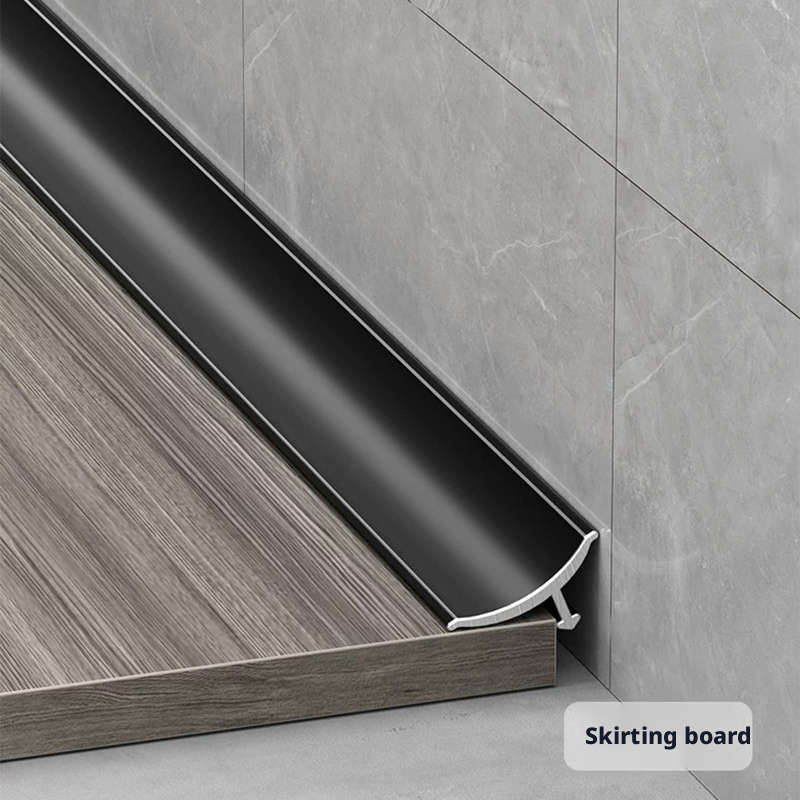 Skirting Board Gray 3Pcs