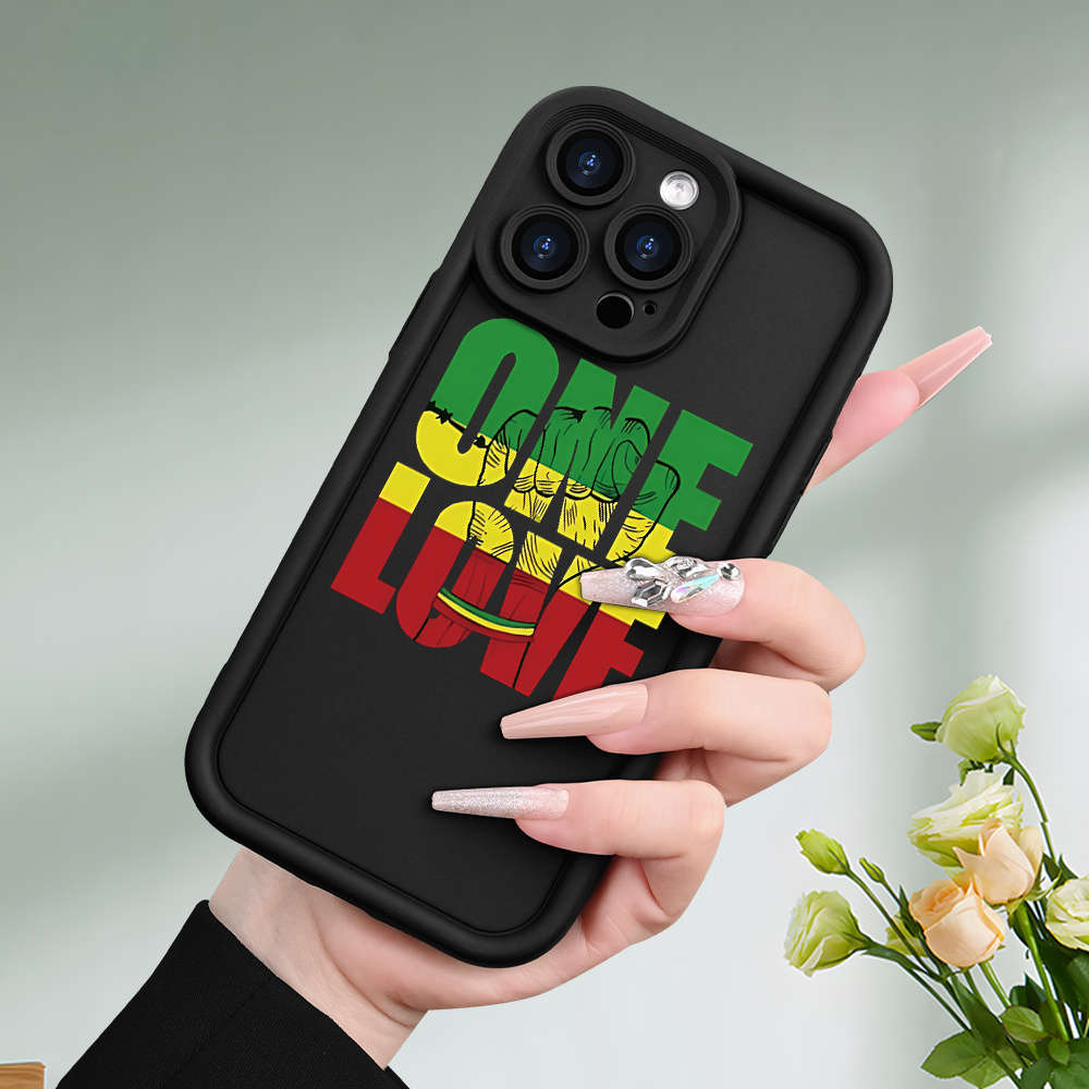 1Pc Black For iPhone 13 Mini Creative And Trendy Phone Case