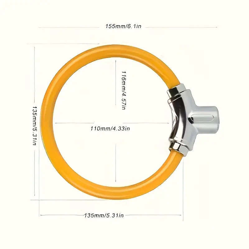 Car Lock Color Yellow Quantityring Lock  2 Keys