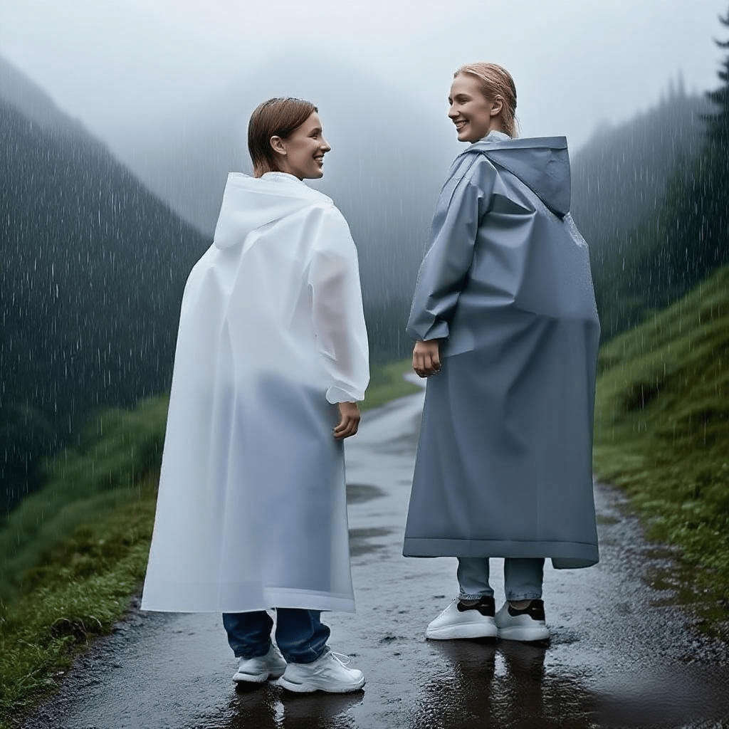 Raincoat Whitegrey Size Onesize