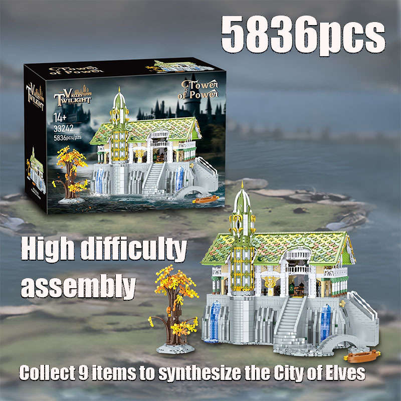 Building Toy Architectural Model Toy Set Model Bk 33241 3950Pcs