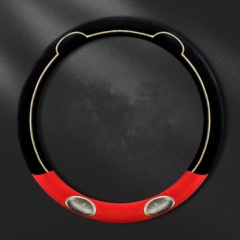 Car Steering Wheel Cover White Model Round