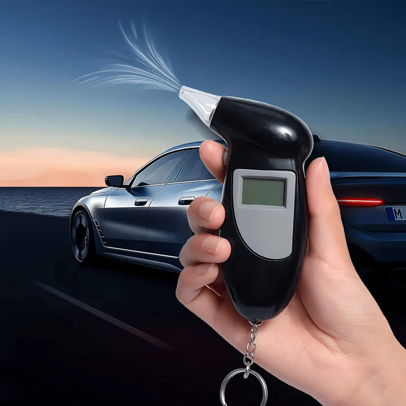 Alcohol Detector Model Black Version Includes 5 Nozzles Applicable