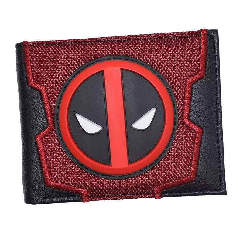 Deadpool Short Wallet Avengers Superhero Pu Coin Purse