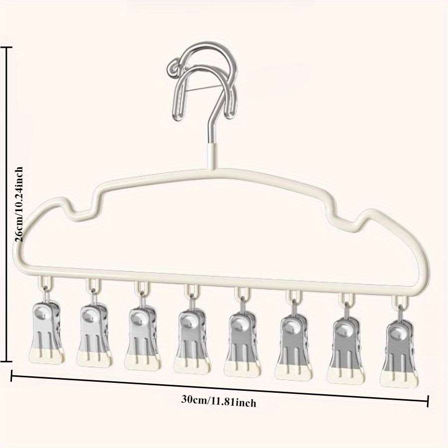 Clothes Rack 1 PackCloud Blue 8 Clips