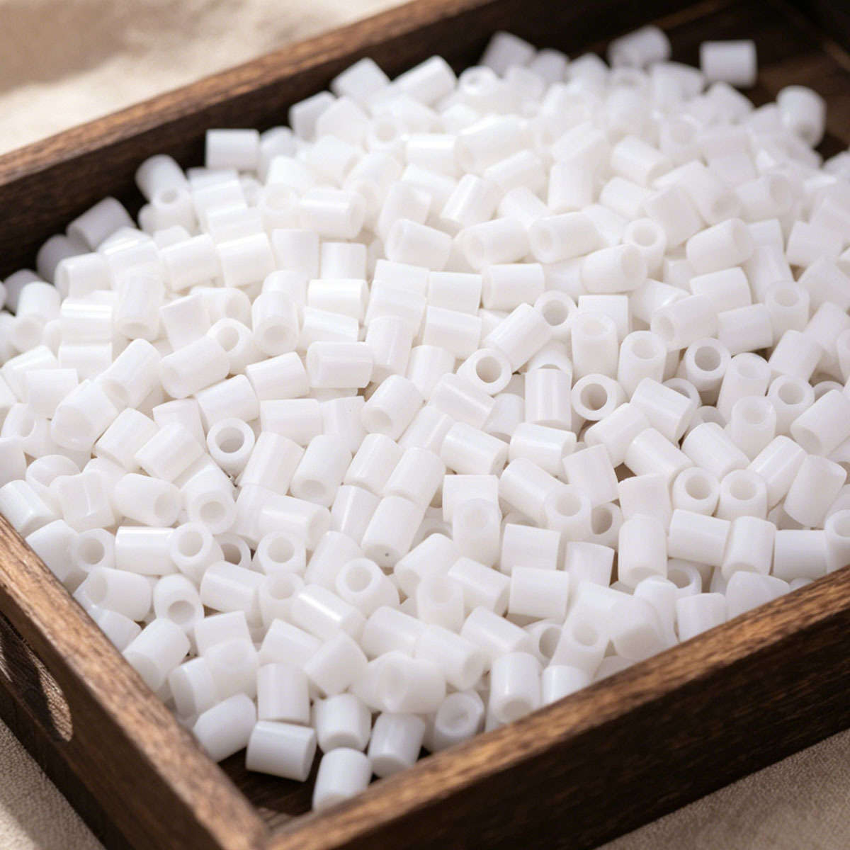 Perler Bead Set White 25G1999Pcs
