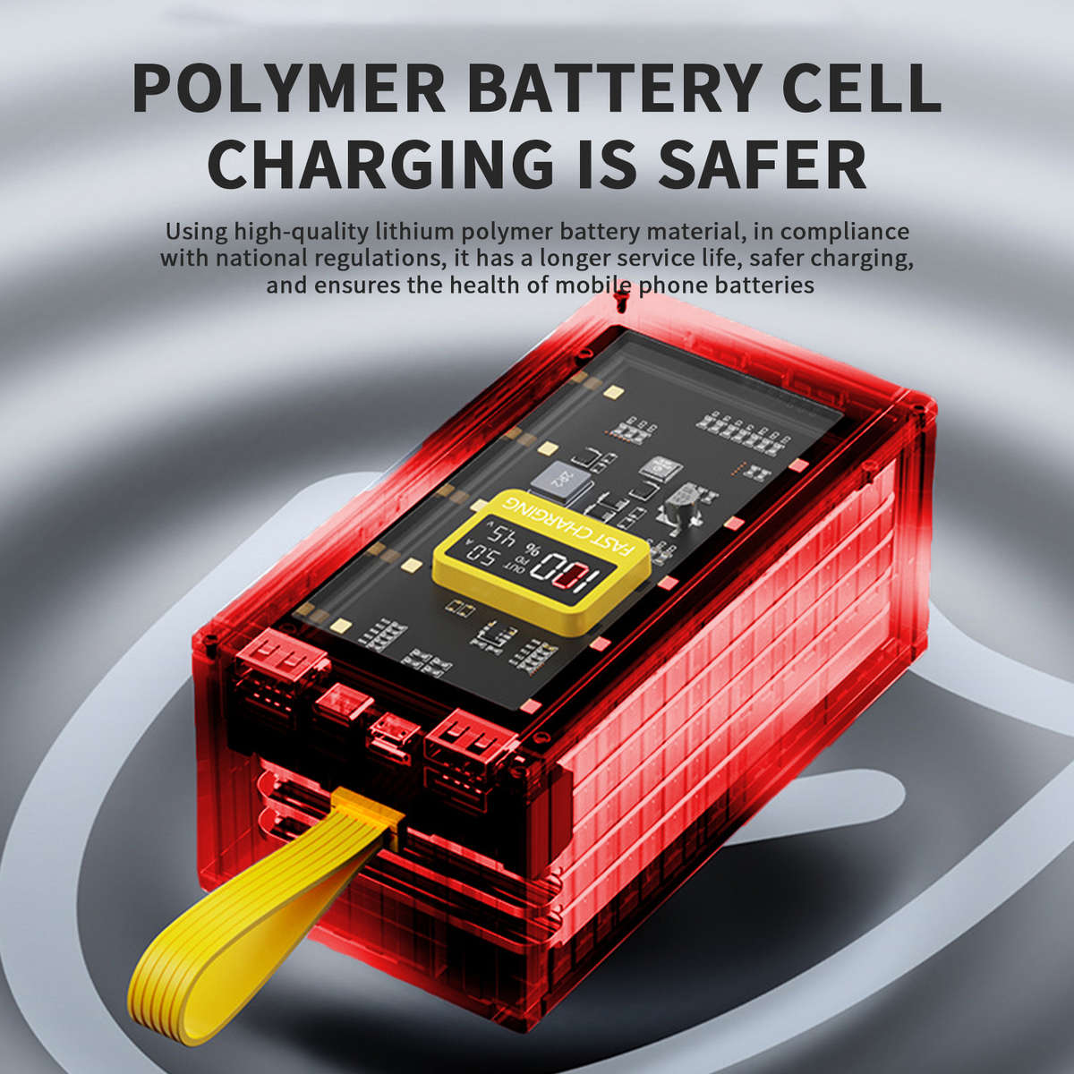 Power Bank Color Red