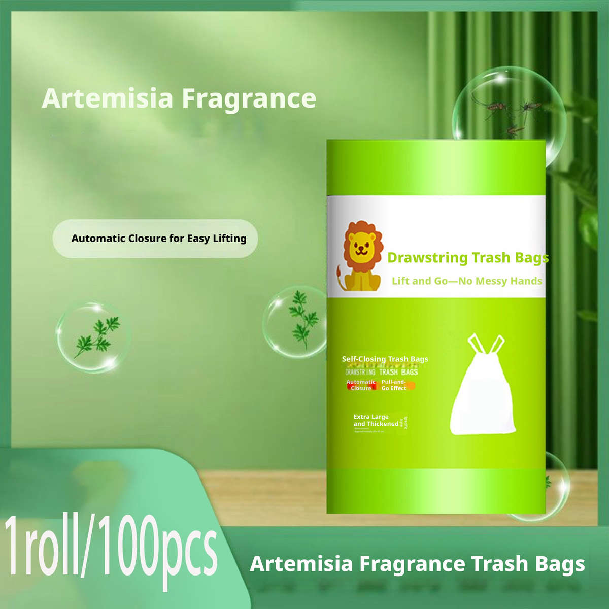 Trash Bagsage Scent 1 Roll100 Pcs