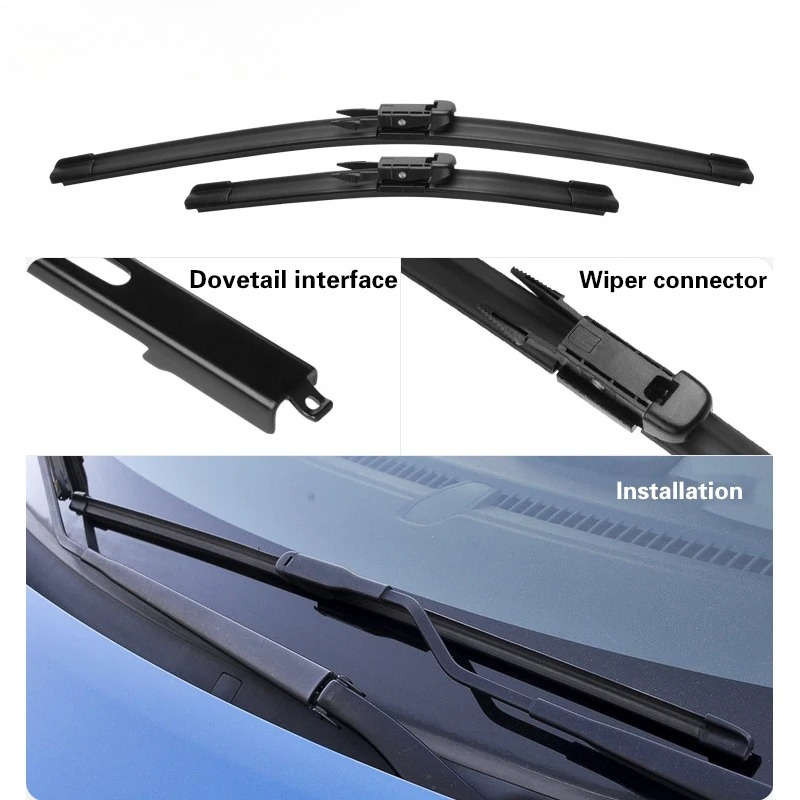 Windshield Wipers Color Front 2Pcs