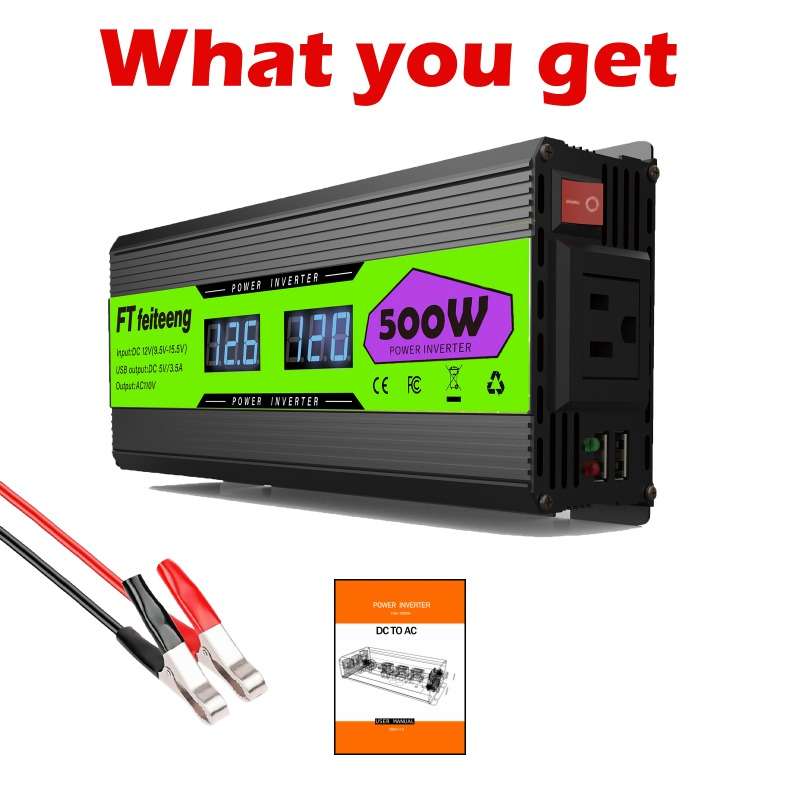 Inverter Model 2000W Itemsred Lcd 2Ac