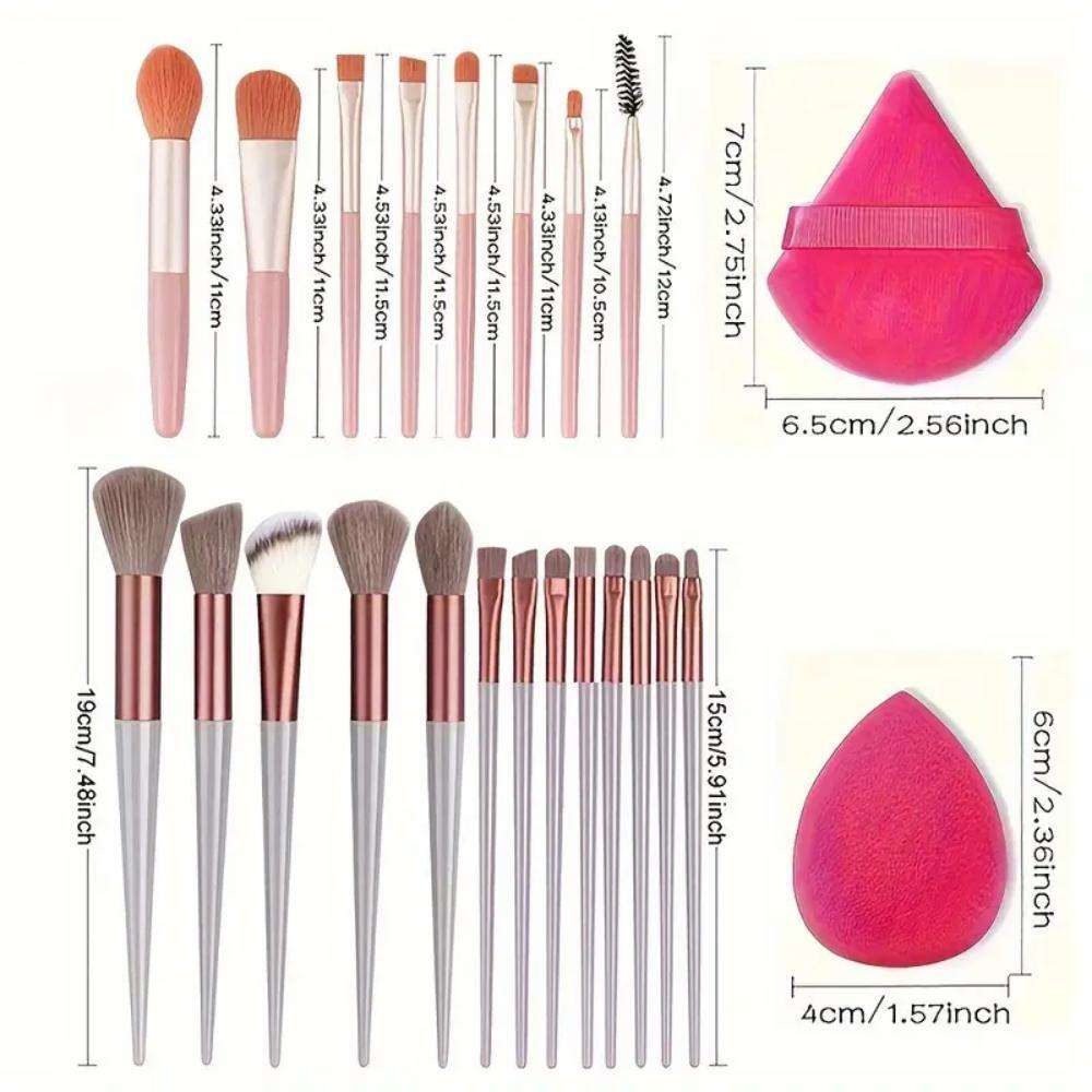 Makeup Brush Set Color Brown Obb