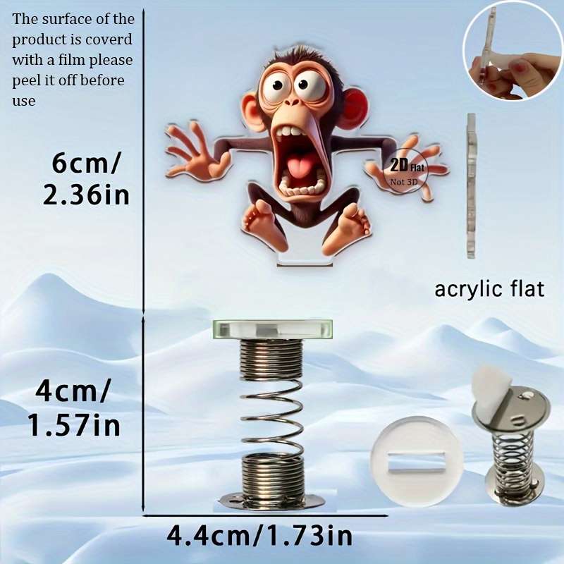 Car Interior Decor Style Scare Monkey