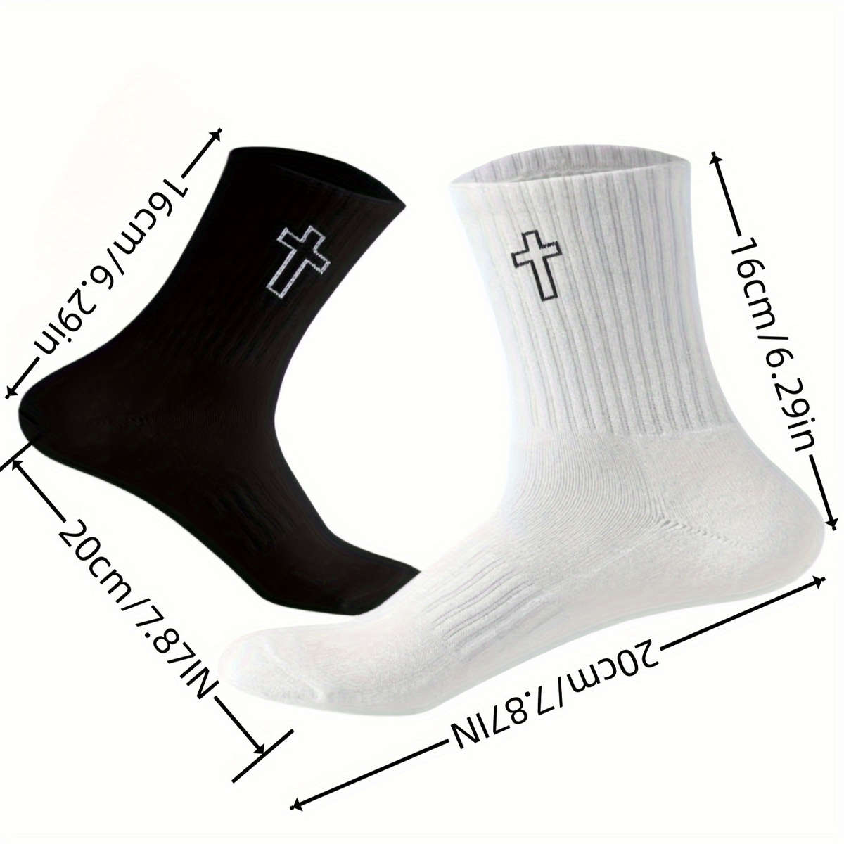 5 Pairs Of Mixed One Size High Elastic Socks