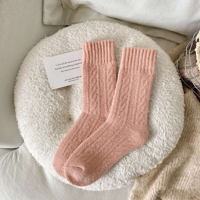 Women S Socks Color 5 Pairspink Twisted Doughnut Size Onesize