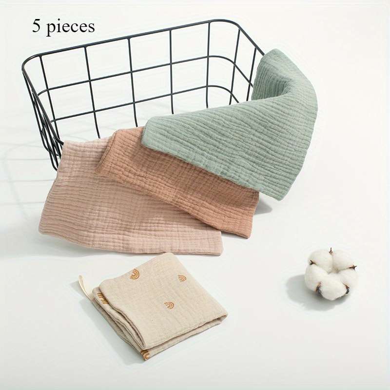 Towel Color 5 Pieces Rainbow
