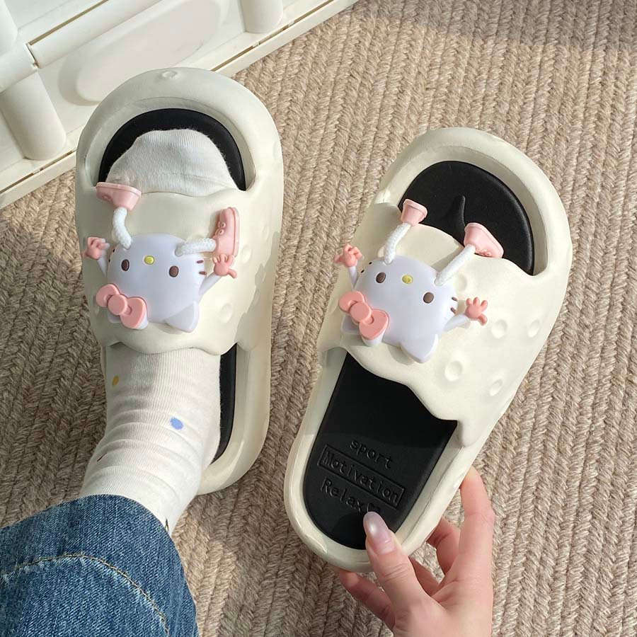 Sandals Color Black In White Size Uk 2.5 3
