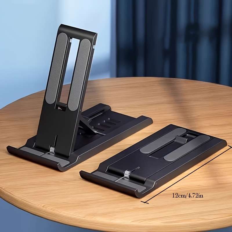 Phone Stand Color Black Items1 Adjustable Folding Bracket