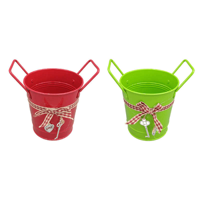 Flowerpot  2Pcscolor White  Add  Pink