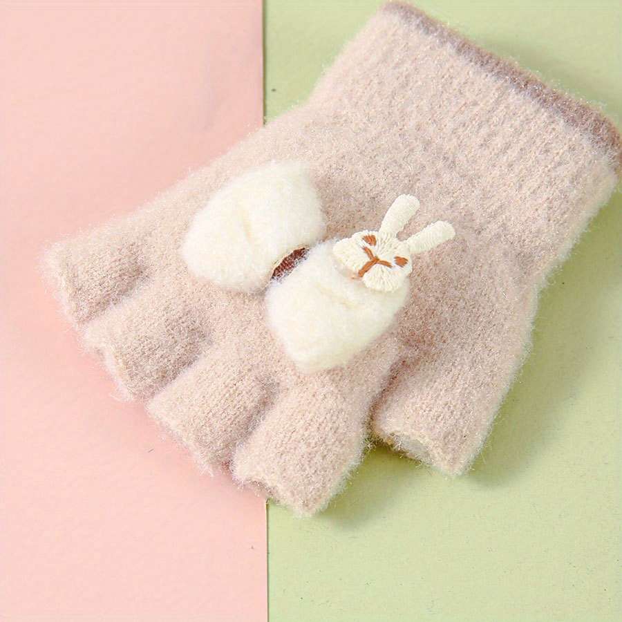 Winter Gloves Color Grey Size 1 To 4Y