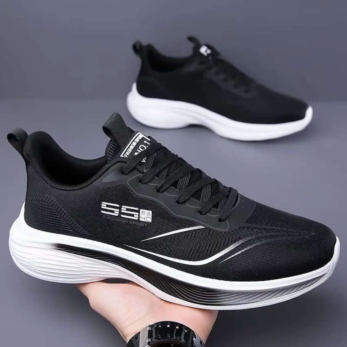 Sneakers Color Black Sizeuk 7