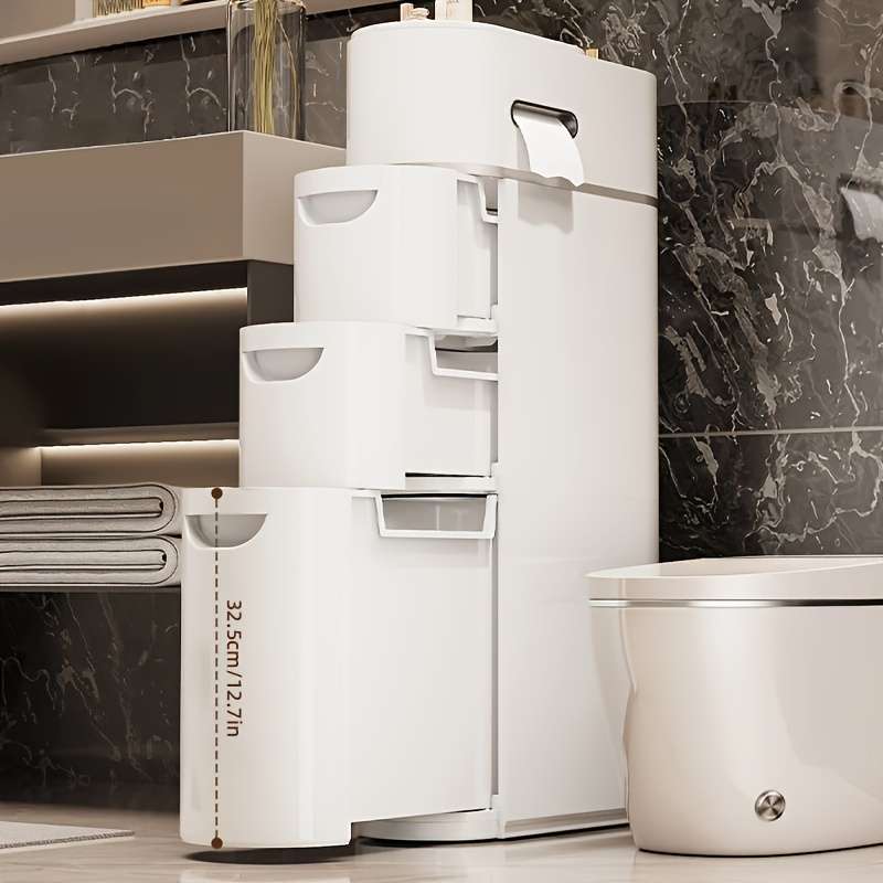 Bathroom Storage Rack Model 5 Layers  2 Teddy Bear Towels