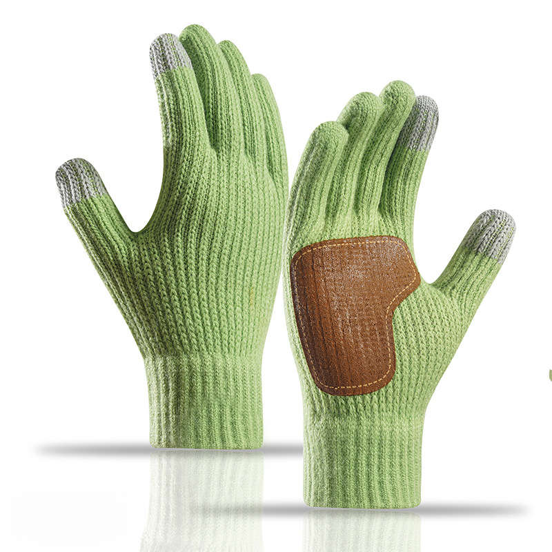 Gloves Color Green
