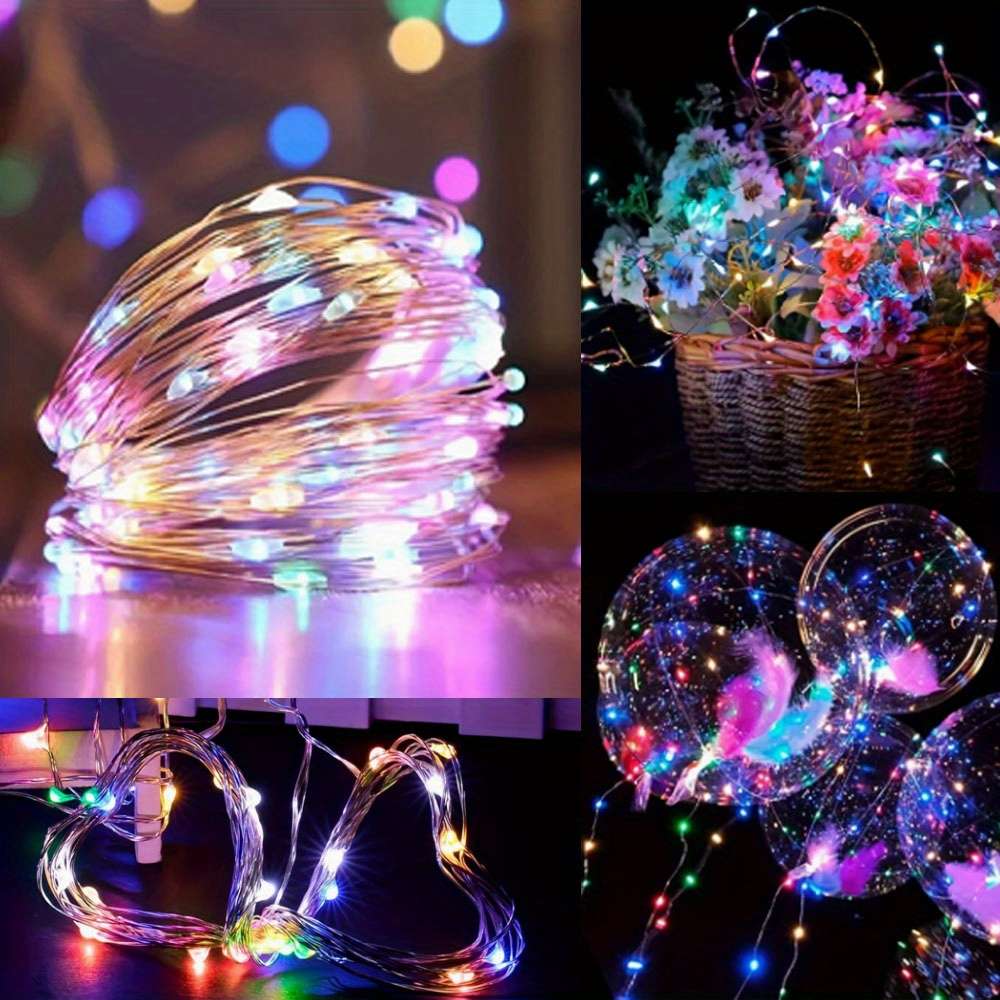 Christmas Lights White Model 1 Meter 10 Lights