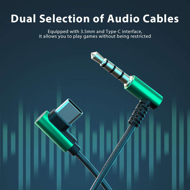 Wired Headphones Green 3.5Mm