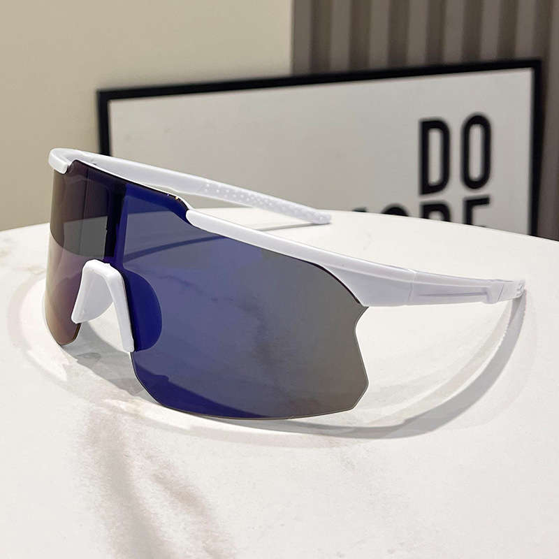 Cycling Glasses Color 2Pcs White Blue Mercury Black Silvery Mercury 2Pairs