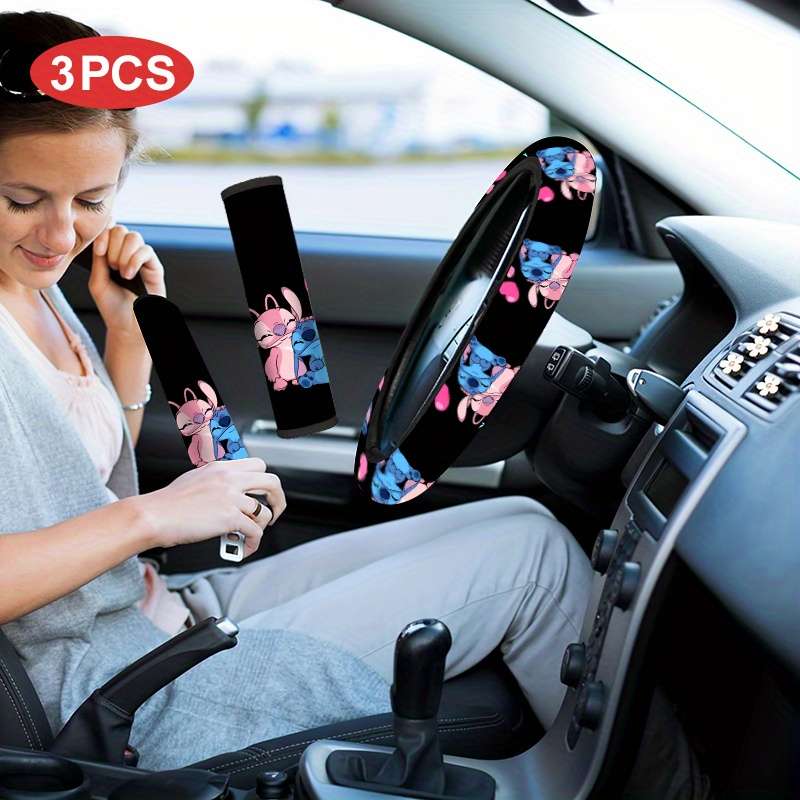 Car Steering Wheel Cover 3Pcs