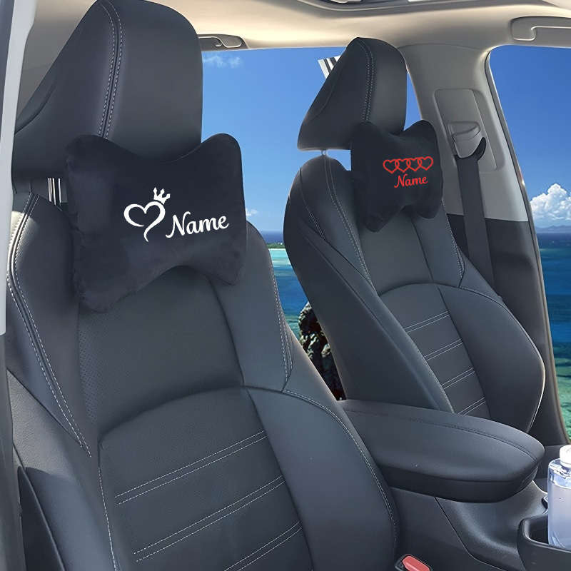 Car Seat Cushion Love Style Font 5