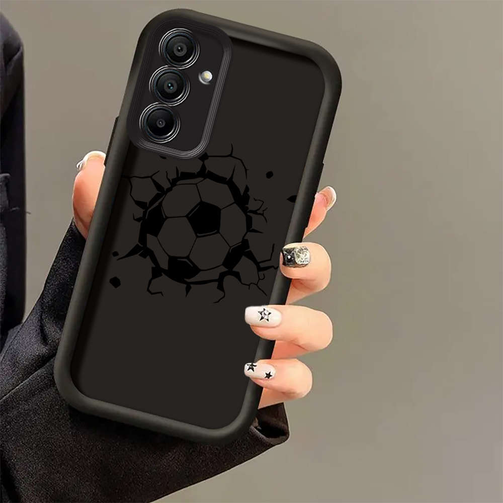Phone Case Black Compatible Model Galaxy A7 2018