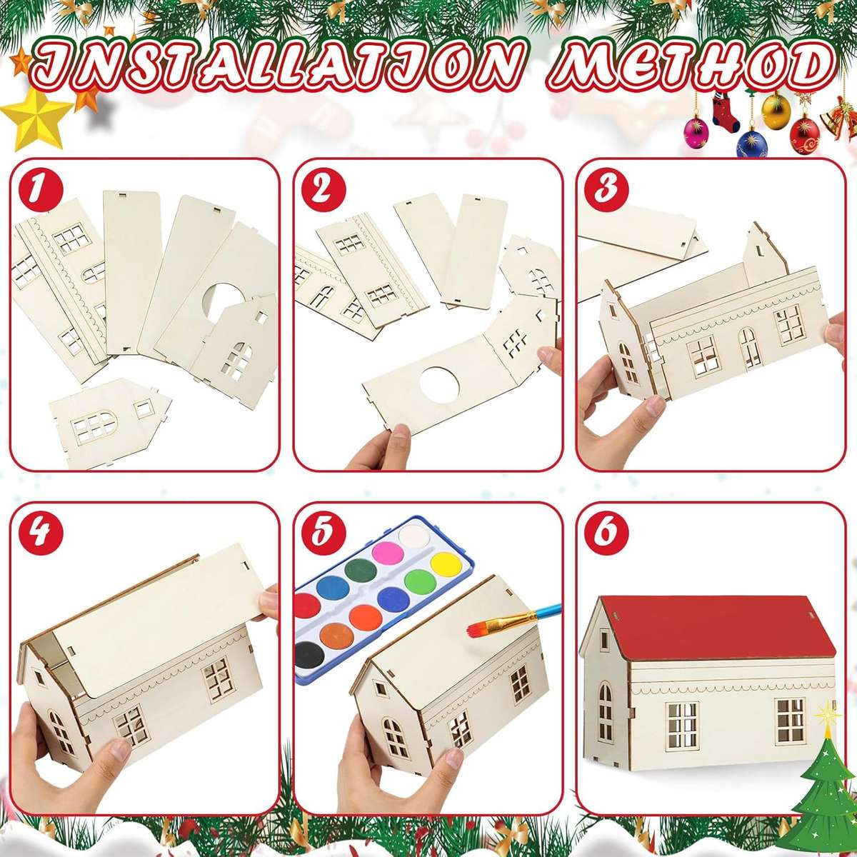 House Model Quantity 6Pcs