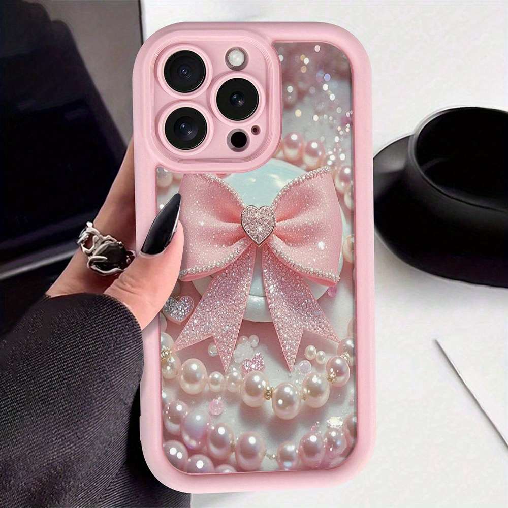 Pink Red Color For iPhone Phone Case