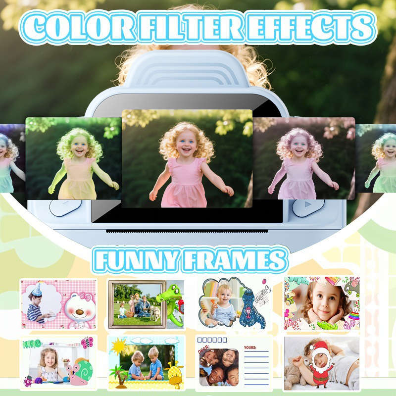 Printer Color Blue  5 Rolls Of Photo Paper