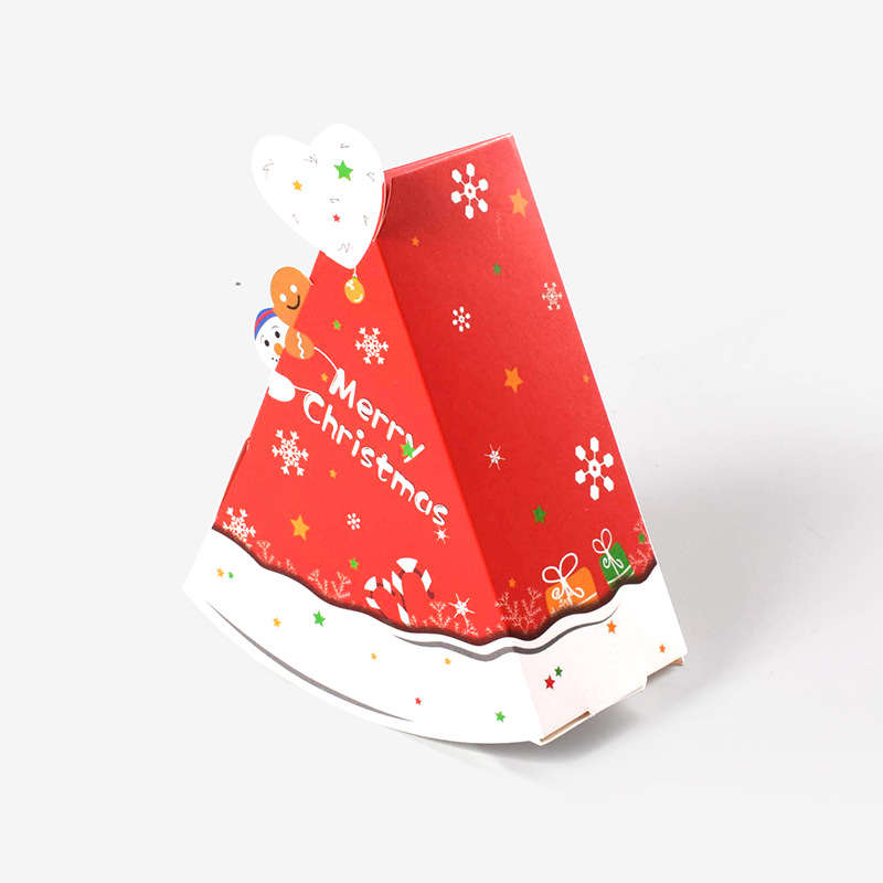 Christmas Gift Boxes Color Green-6Pcs