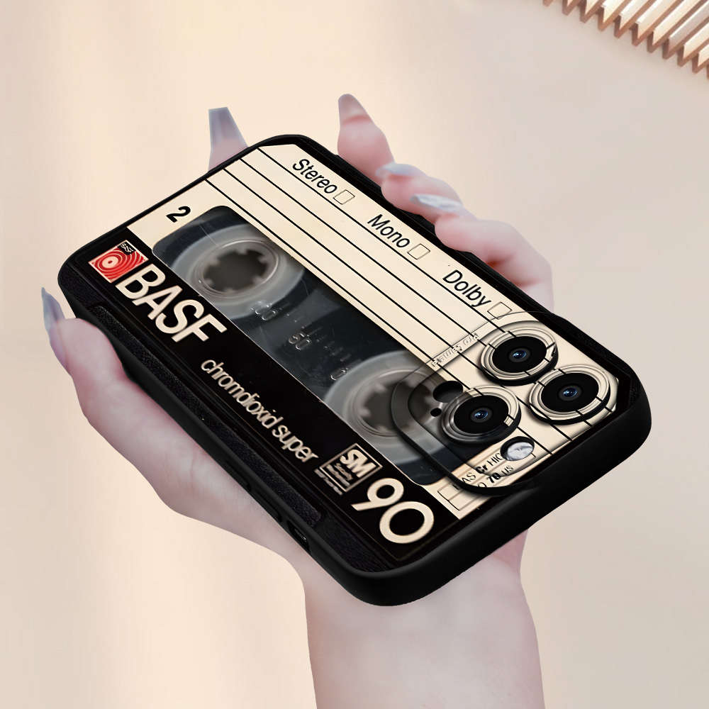 1Pc Black For iPhone 16 Pro Max Phone Case Phone Cover