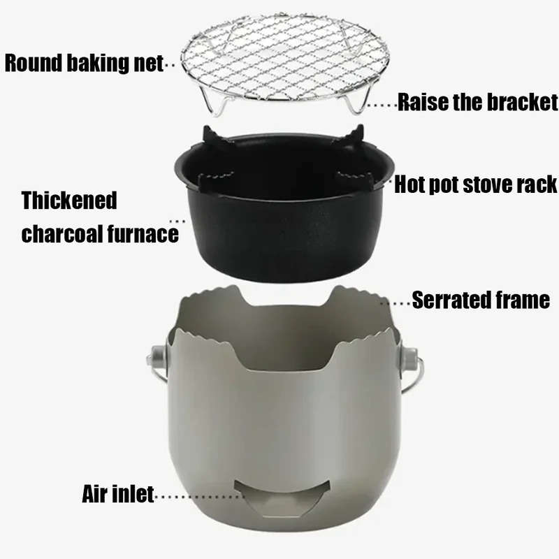 Barbecue Grill Color Olive Green