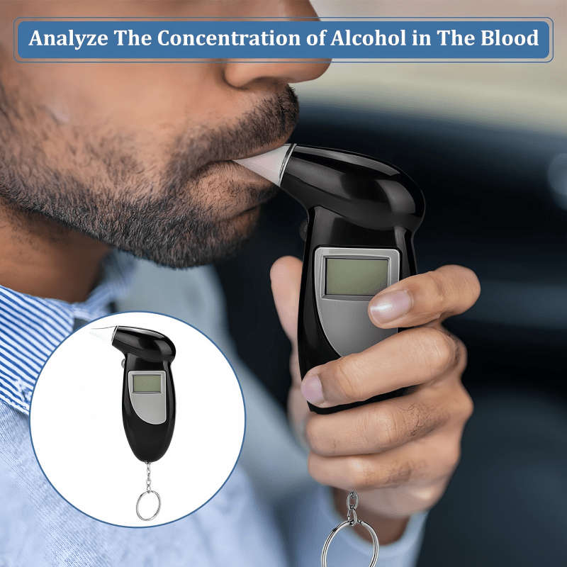 Alcohol Detector Model Black Version Includes 5 Nozzles Applicable