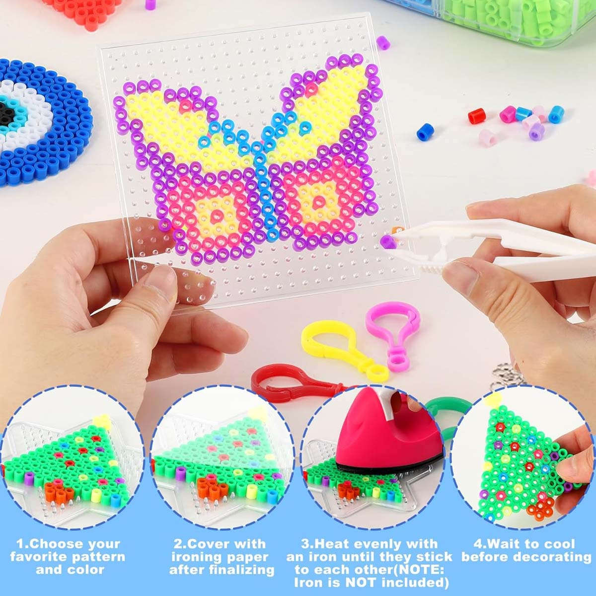 Perler Bead Set Peanut Three Layer Tool Set