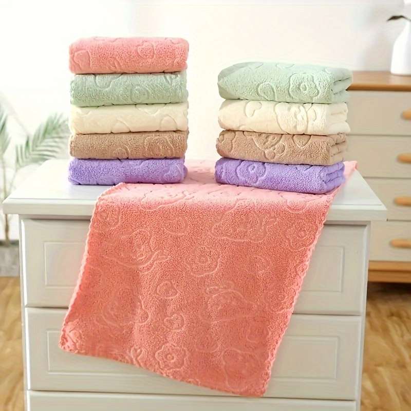 Towel Color Random 5 Pieces Sizescouring Pad