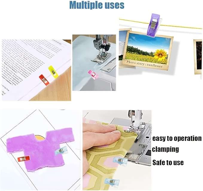 Clip Assorted Varieties Quantity 6 Pieces