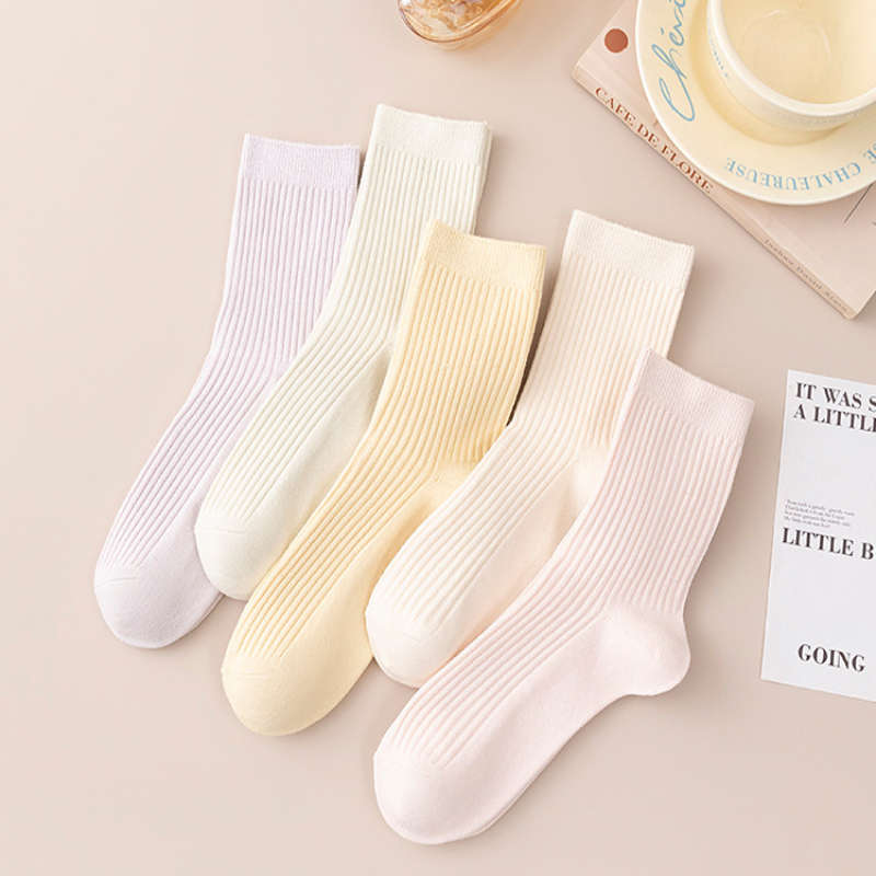 Women S Socks Color 5 Pairs Mixed Color Combination Pack Size Onesize